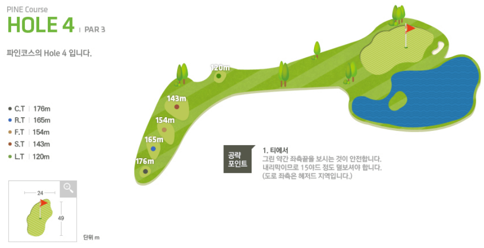 썬힐 골프클럽 파인코스 4