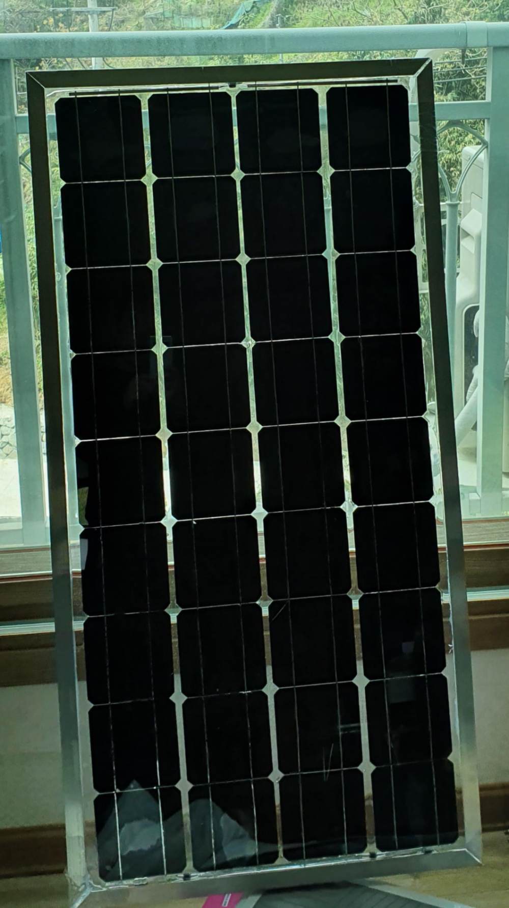태양광 패널 제작 완료 completed solar panel