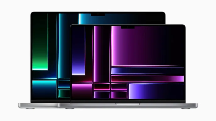 M2 맥스 및 맥스 맥북 프로 16 및 14 모델로 출시되는 MacBook Pro는 향상된 성능&#44; 진일보한 연결성&#44; Mac 사상 최장의 배터리 사용 시간을 제공한다.