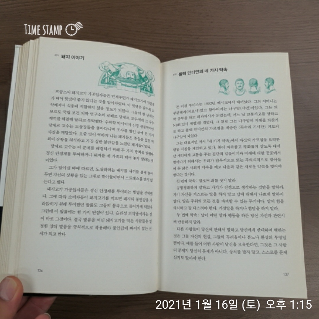  베르나르 베르베르의 상상력 사전, 톨텍 인디언의 네 가지 약속