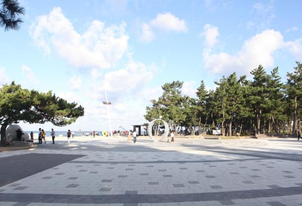강릉 경포해변 광장