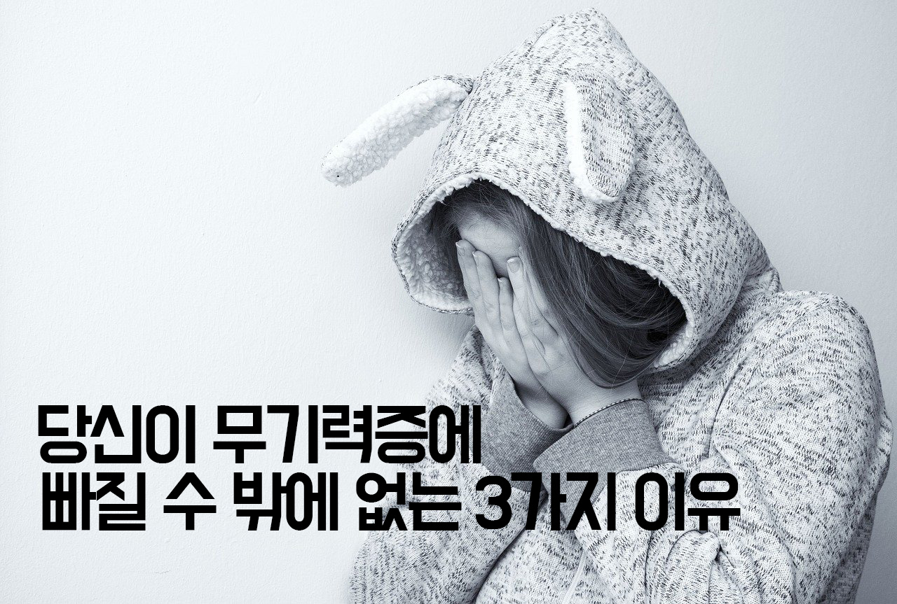  [자기계발] 당신이 무기력증에 빠질 수 밖에 없는 3가지 이유