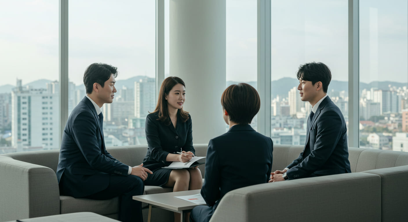 경기도 청년 면접수당 대상자 인터뷰 장면