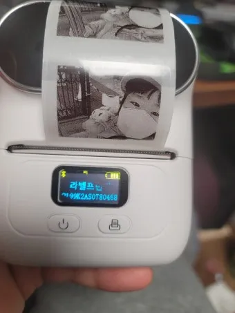 라벨 프린터 라벨지 바코드 프린터 스티커 인쇄기_19