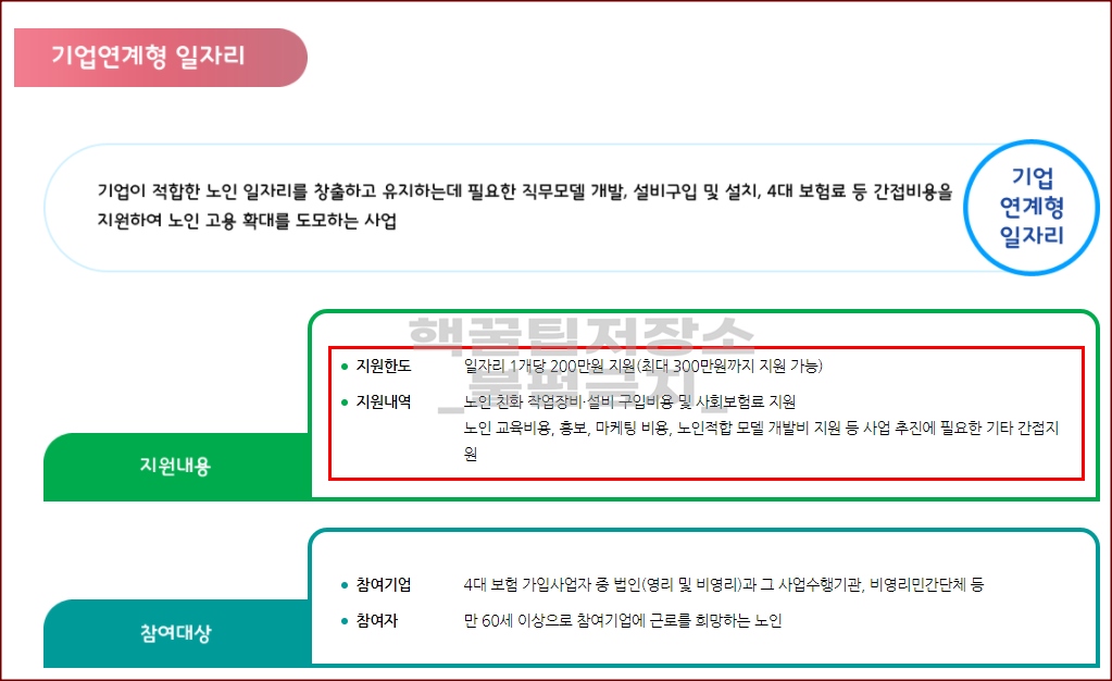 양산시 노인일자리 창출지원센터 구인구직 정보