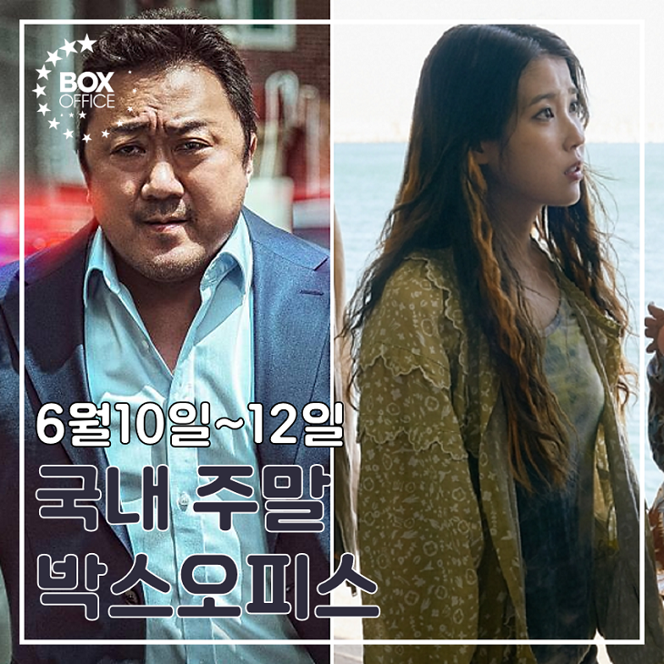 범죄도시 2브로커 등 2022년 6월 둘째 주 한국 주말 박스오피스 개봉 영화 순위 12