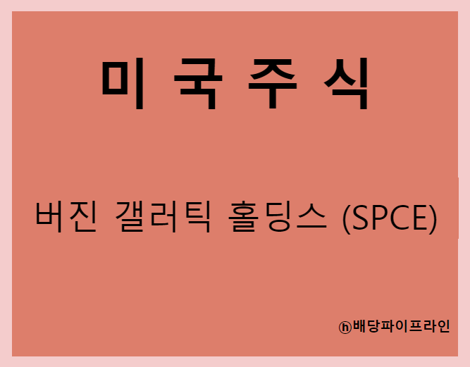  버진 갤러틱 홀딩스 (SPCE) 주가, 실적, 전망, 기업분석, 52주 저가,고가 매출, 이익