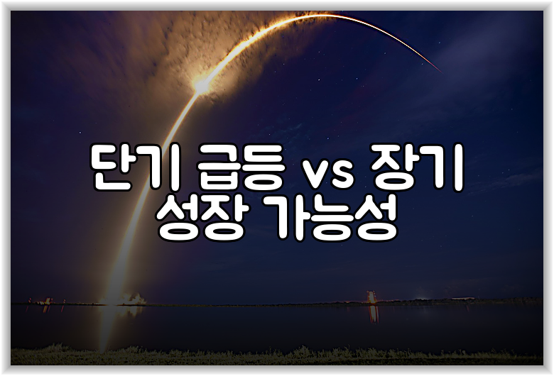 단기 급등 vs 장기 성장 가능성