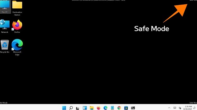 윈도우11 안전모드 화면