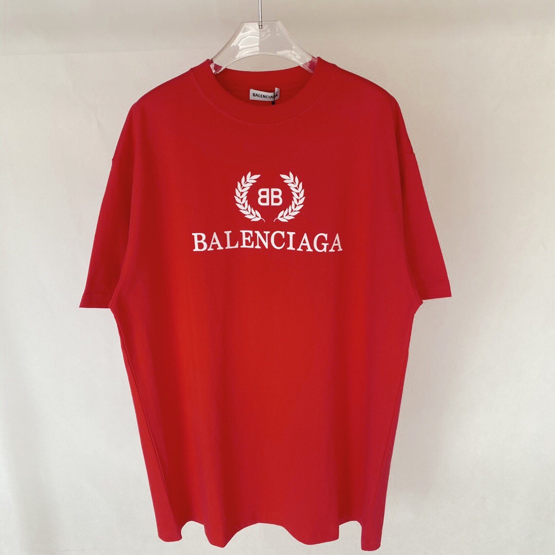  [BALENCIAGA] 발렌시아가 월계수 로고 반팔 티셔츠 562171 TAV42 1300 (2 COLOR)