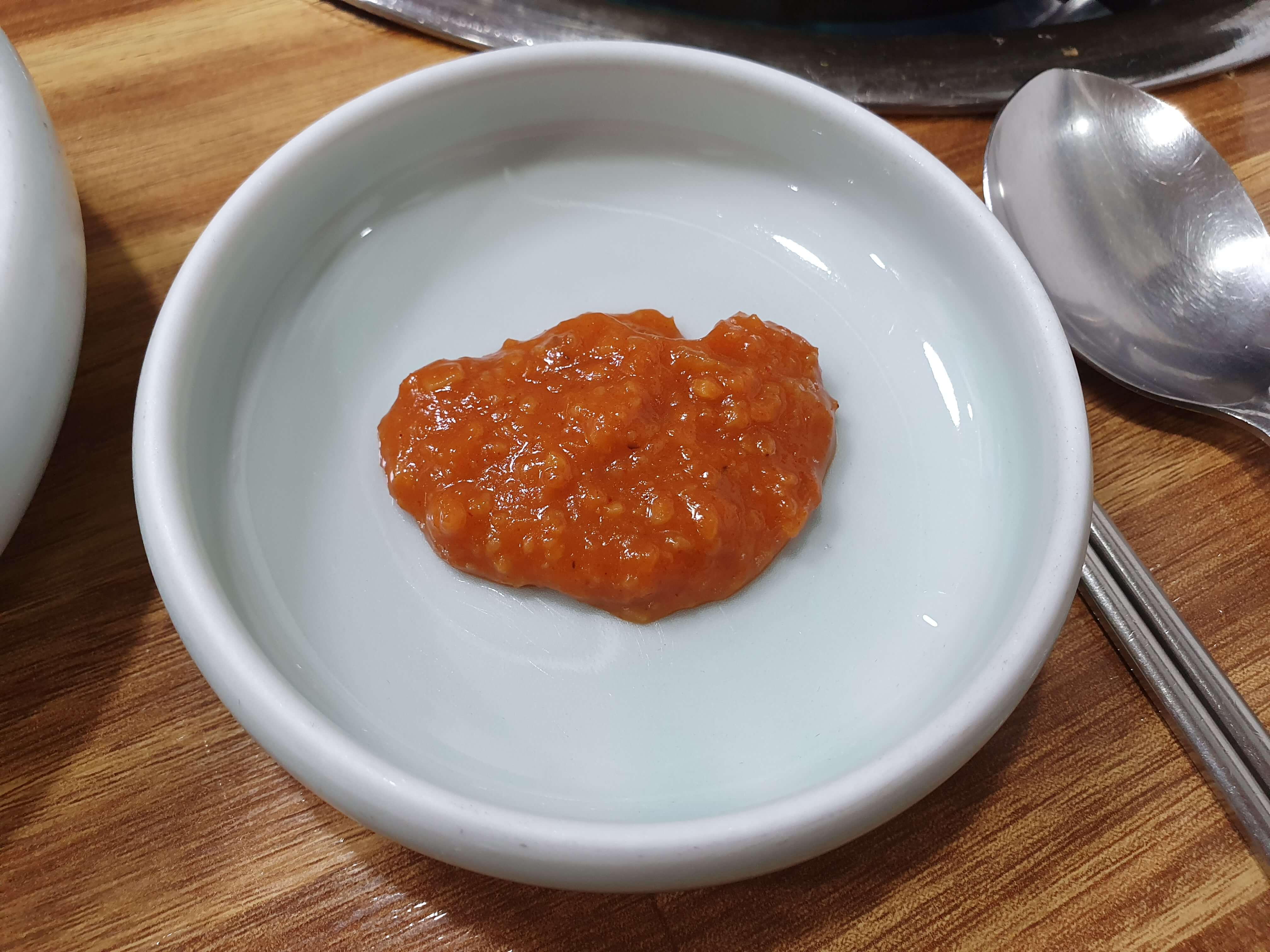 수정동 맛집 고관해물탕-반찬(쌈장)