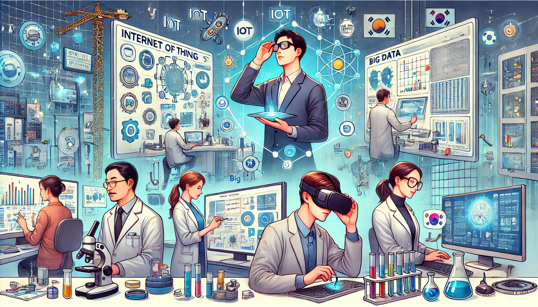 4차 산업혁명 시대의 유망 직업-사물인터넷(IoT) 전문가,인공지능(AI) 전문가,빅데이터 전문가,가상현실(VR)/증강현실(AR) 전문가,생명과학 연구원
