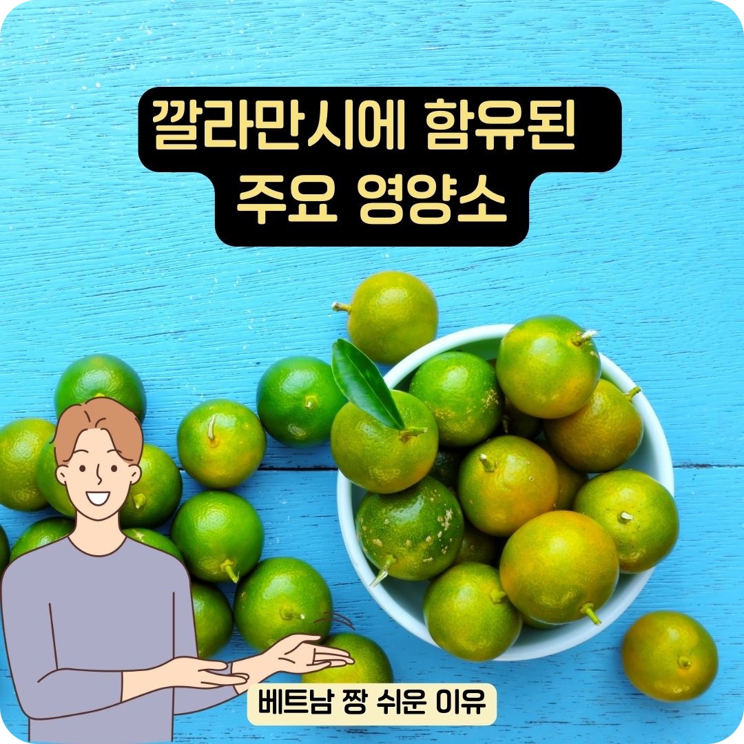 깔라만시_주요영양소