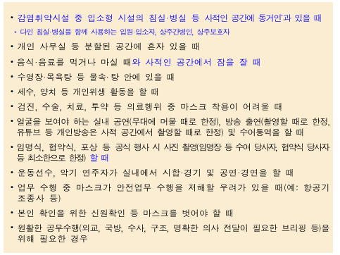 과태료 부과 예외 상황