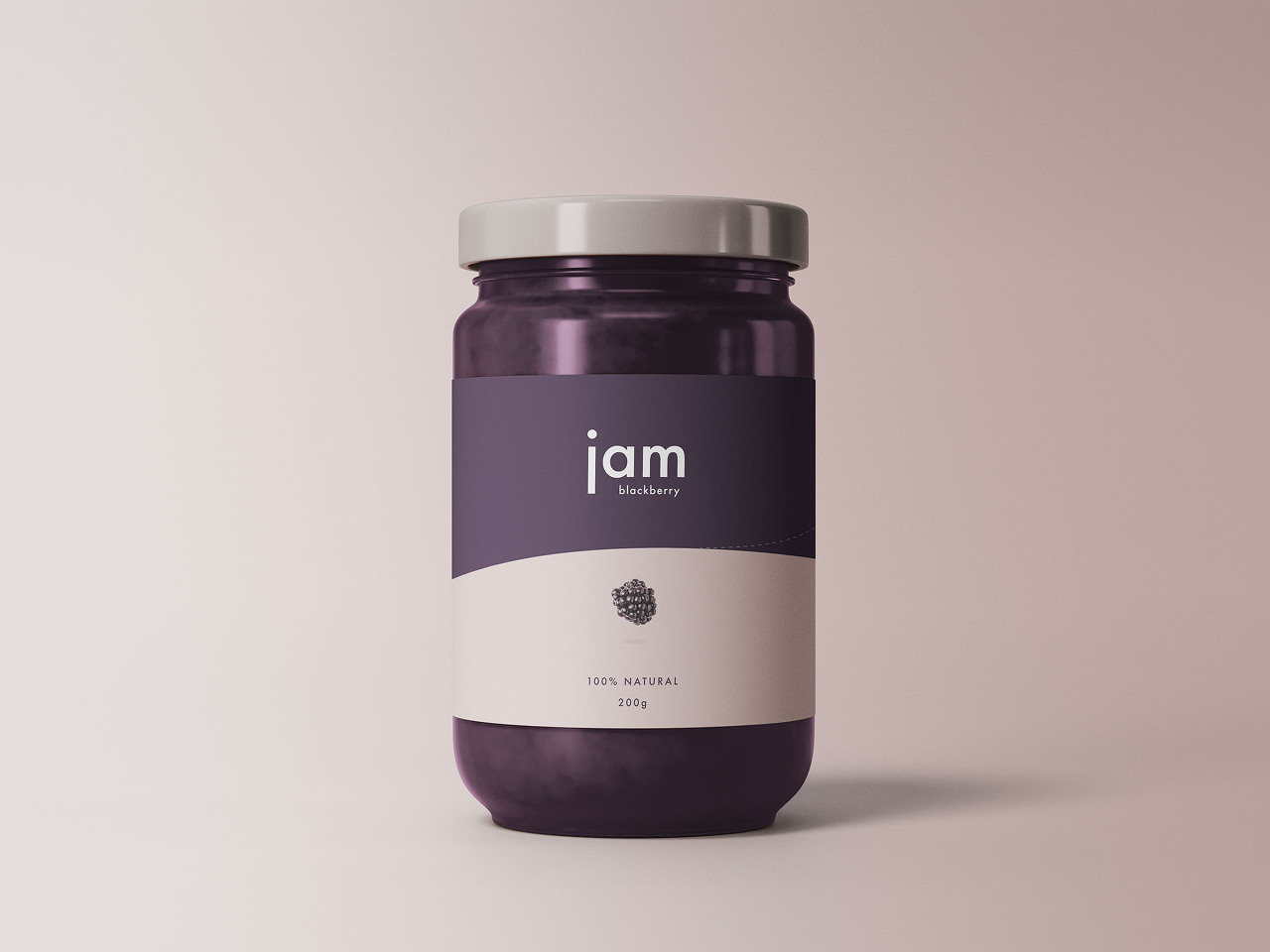 Jam Jar Mockup(잼병 목업)