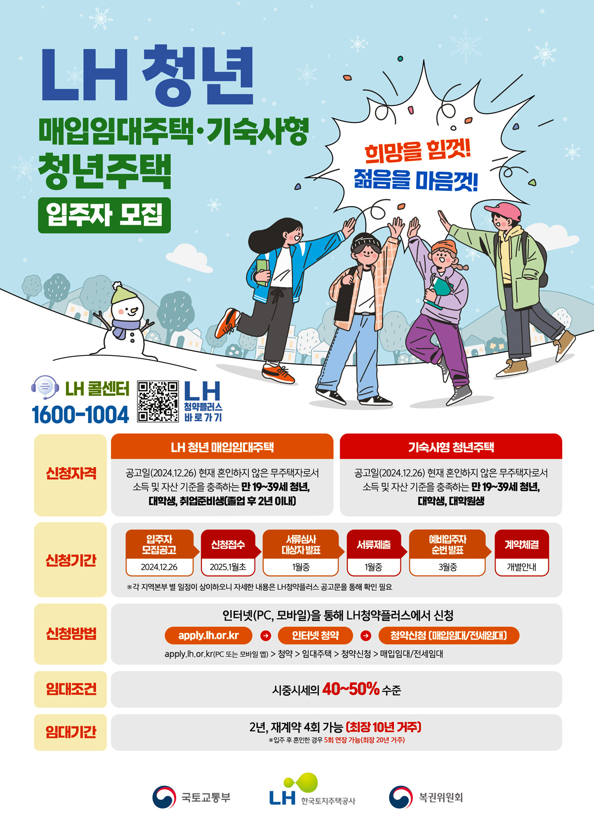 LH청약플러스 임대조건