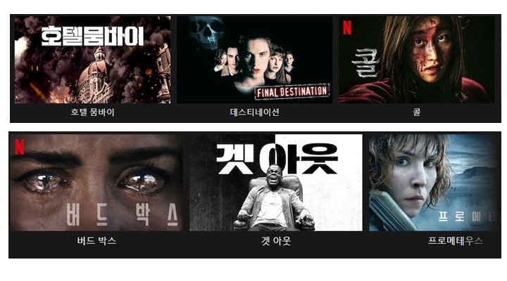  넷플릭스 공포 영화 추천 - 스릴러,SF등