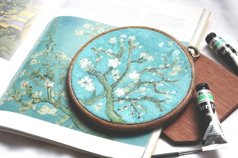 아몬드나무 별이 빛나는 밤 해바라기 인테리어 프레임 잠실 취미미술 아트 블라썸 고흐 아크릴 명화 원데이 클래스 7