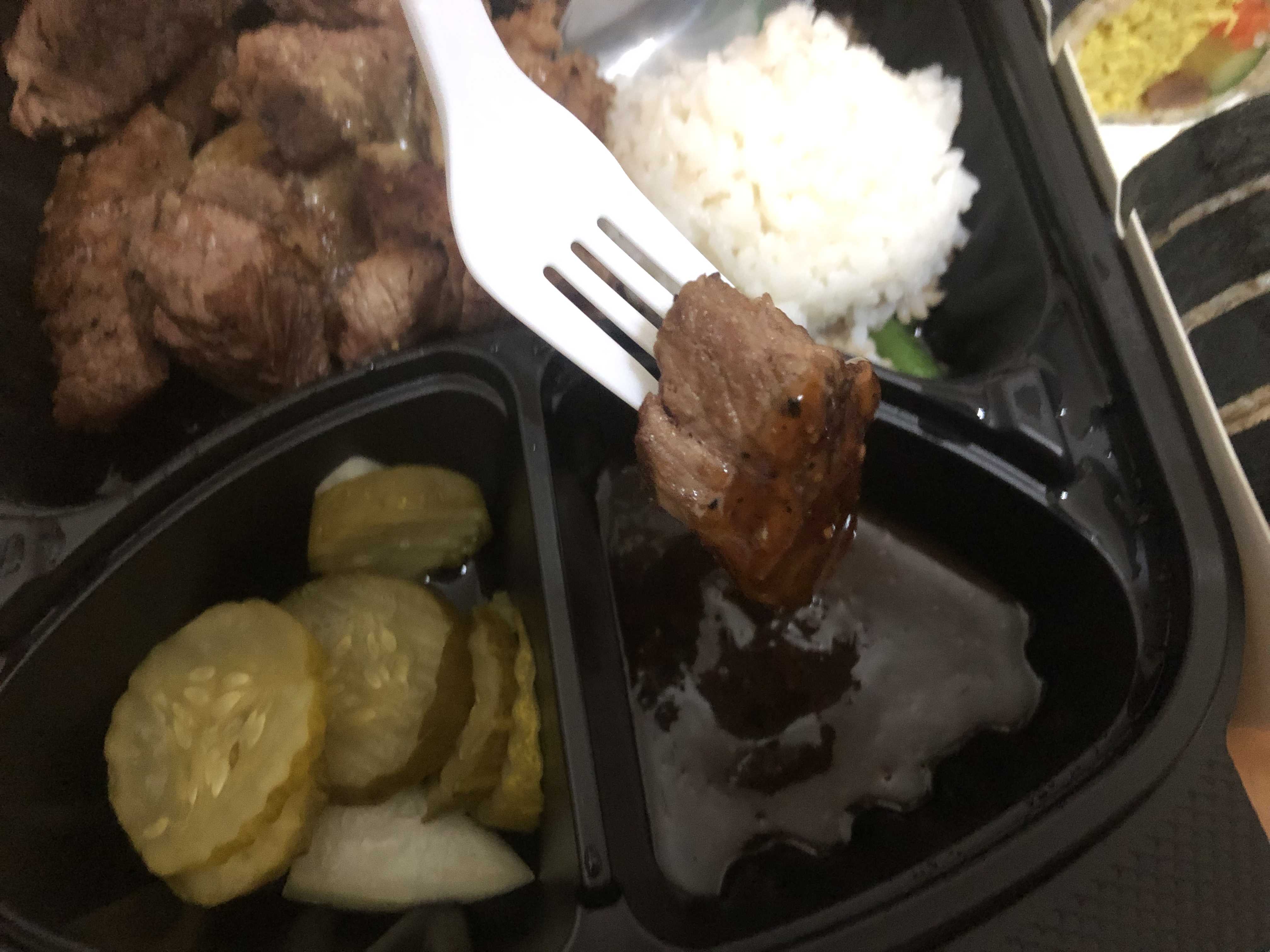  구로 NC백화점 마녀김밥 & 스테이크어스 포장 후기