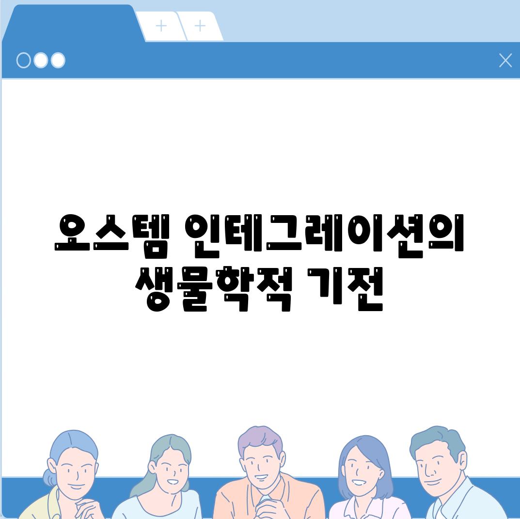 오스템 인테그레이션의 생물학적 기전