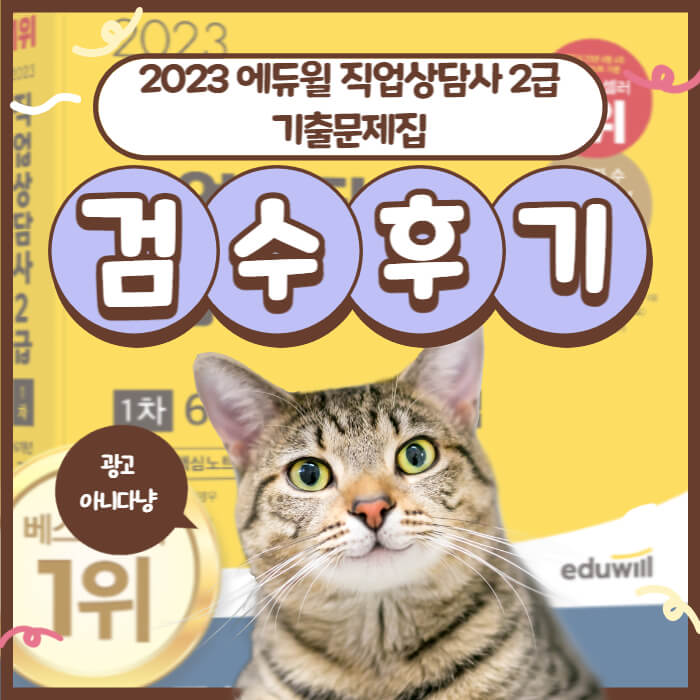 노란색 배경에 밤색 줄무늬 고양이가 있는 섬네일용 이미지