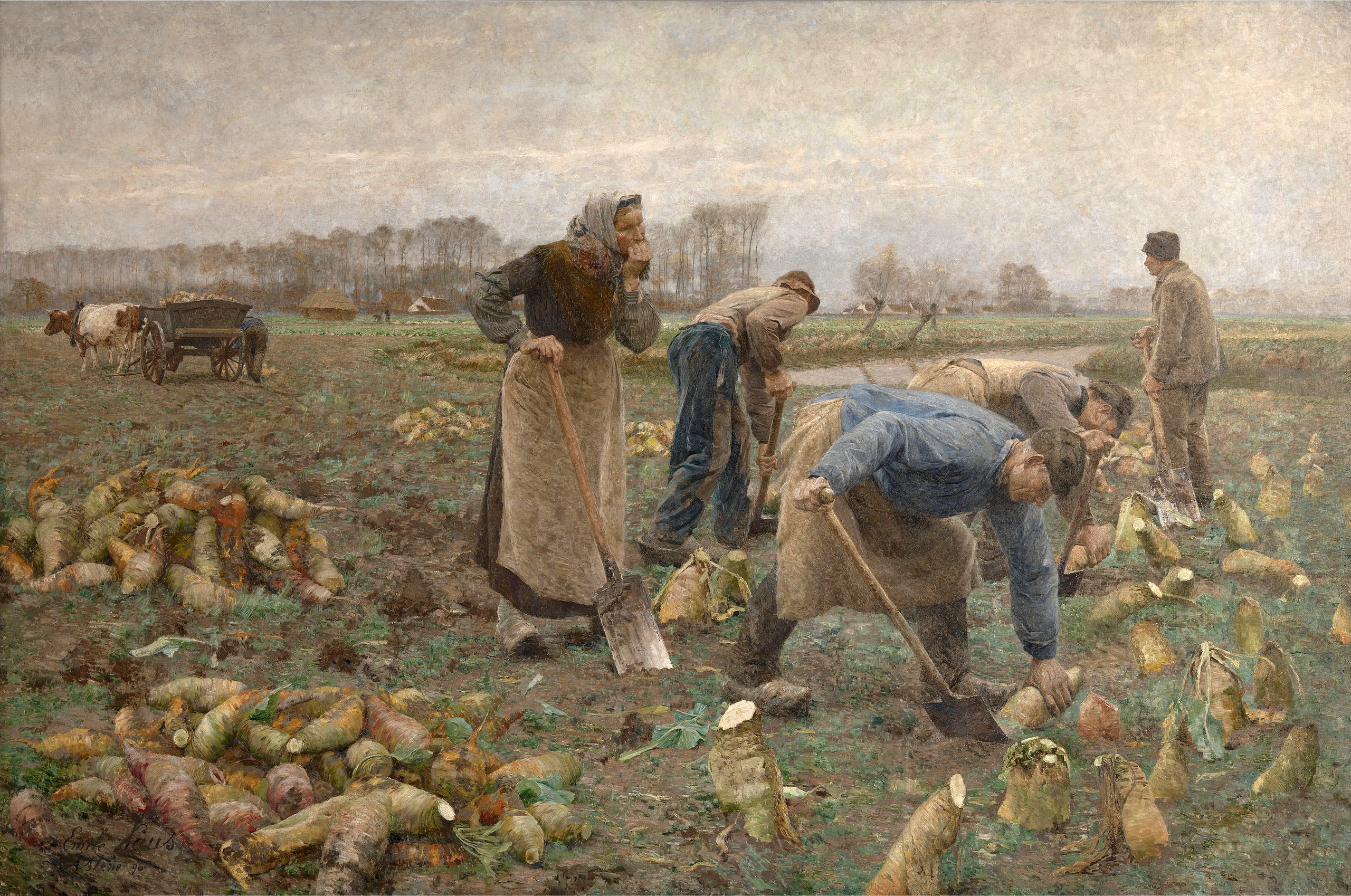 에밀 클라우스(Emile Claus), 벨기에, 화가, 1849-1924