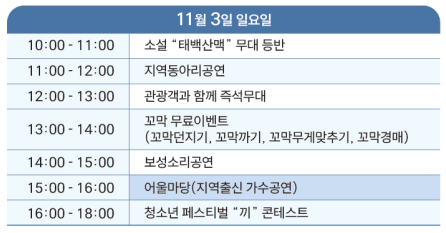 벌교꼬막축제 주차장&amp;#44; 프로그램 안내 2024