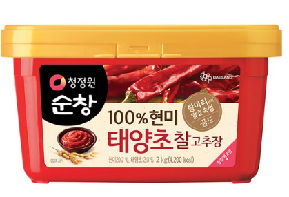 청정원순창 100% 현미 태양초 찰고추장 2kg&#44; 1개