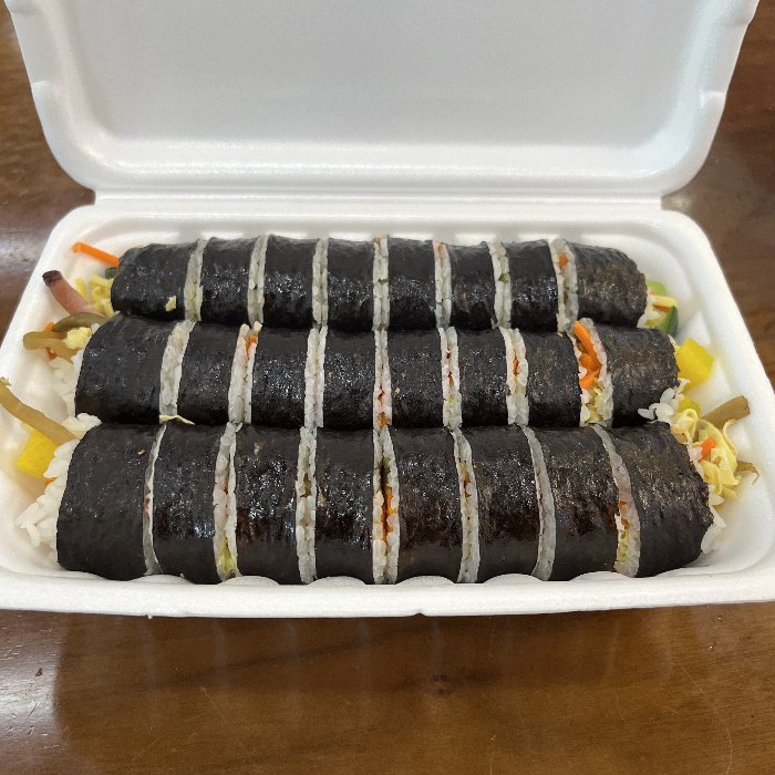 포장김밥(휴계소에서 식사)