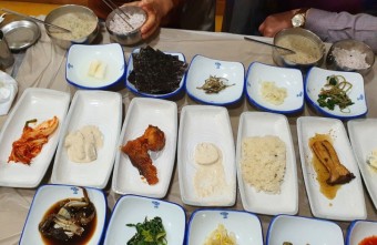 하동한상 참게가리장 재첩회무침 능시배다구
