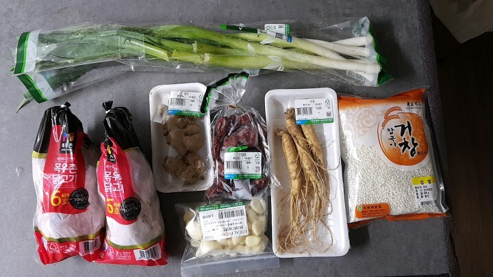 닭백숙 재료