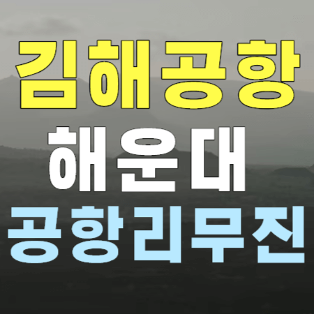 김해공항리무진 버스 - 해운대행