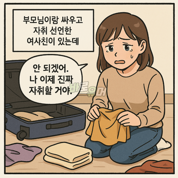 여사친이 같이 살자고 하더니 살냄새를 맡아 보라네요… 2