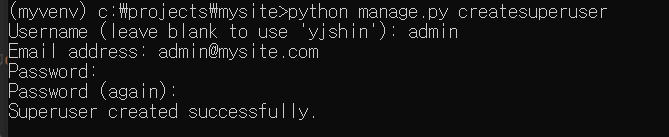  [Python] django 장고 관리자(admin)
