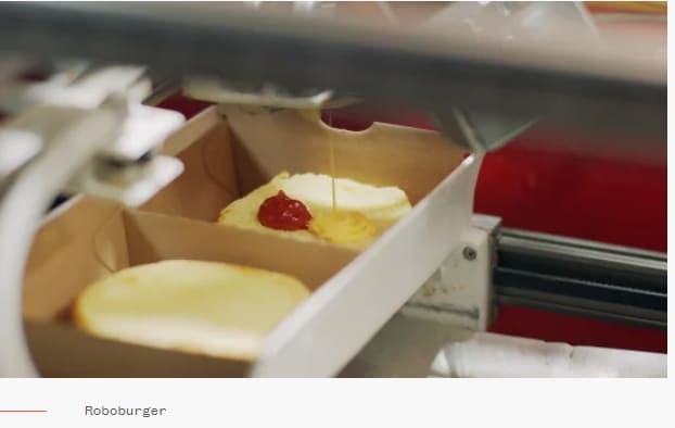 세계 최초의 로봇 햄버거 자판기 VIDEO:The world’s first burger vending machine
