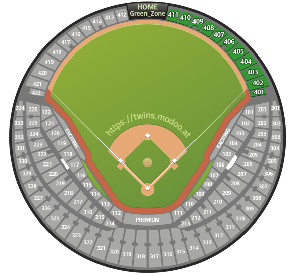 잠실야구장 좌석배치도