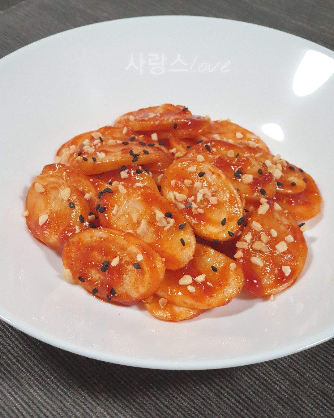  간식으로 좋은 떡강정 만들기 떡국떡 요리
