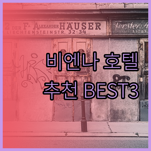 비엔나 호텔 추천 베스트 3 Anda