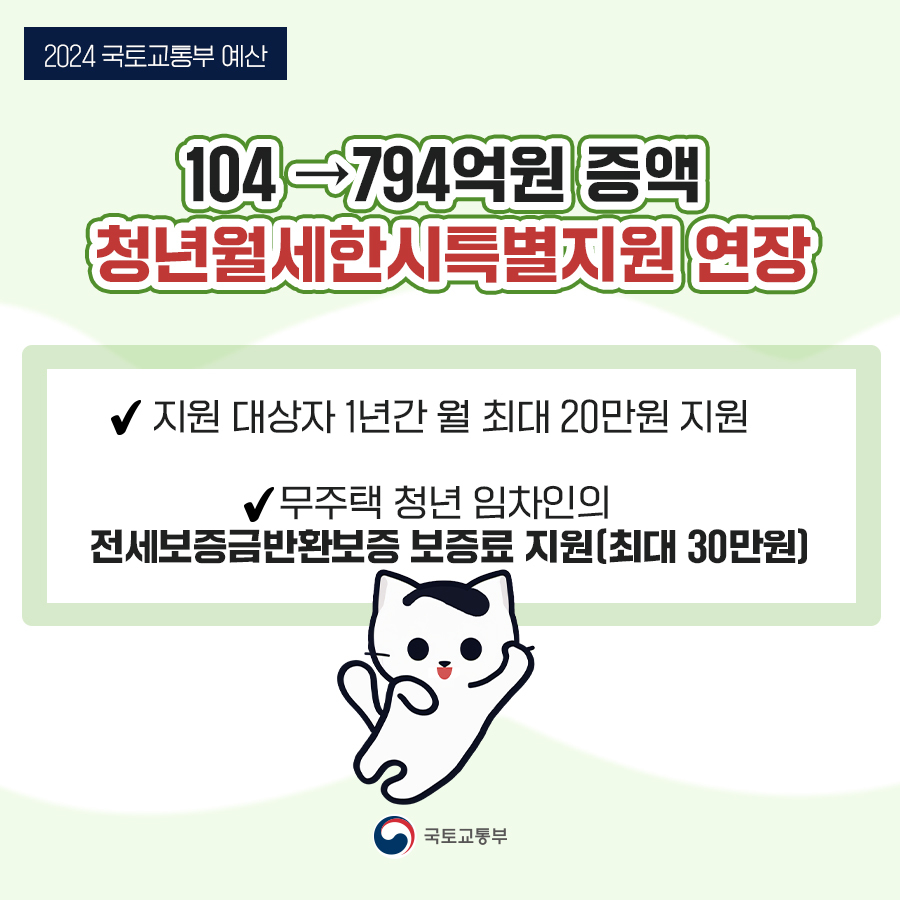 청년월세한시특별지원 연장 카드뉴스
