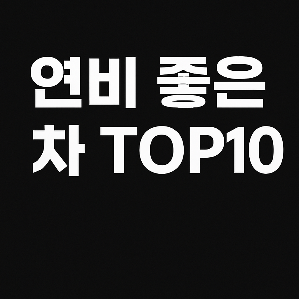 연비 좋은 차, 국산 경차 TOP10
