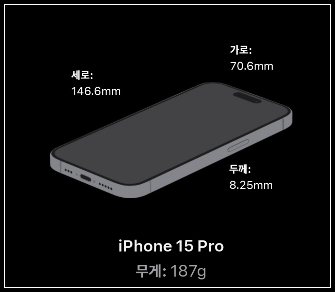 아이폰 15 Pro 디자인
