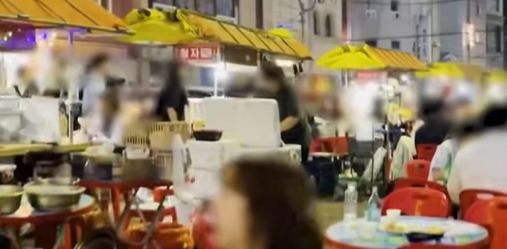 부산 영도 포장마차 사진