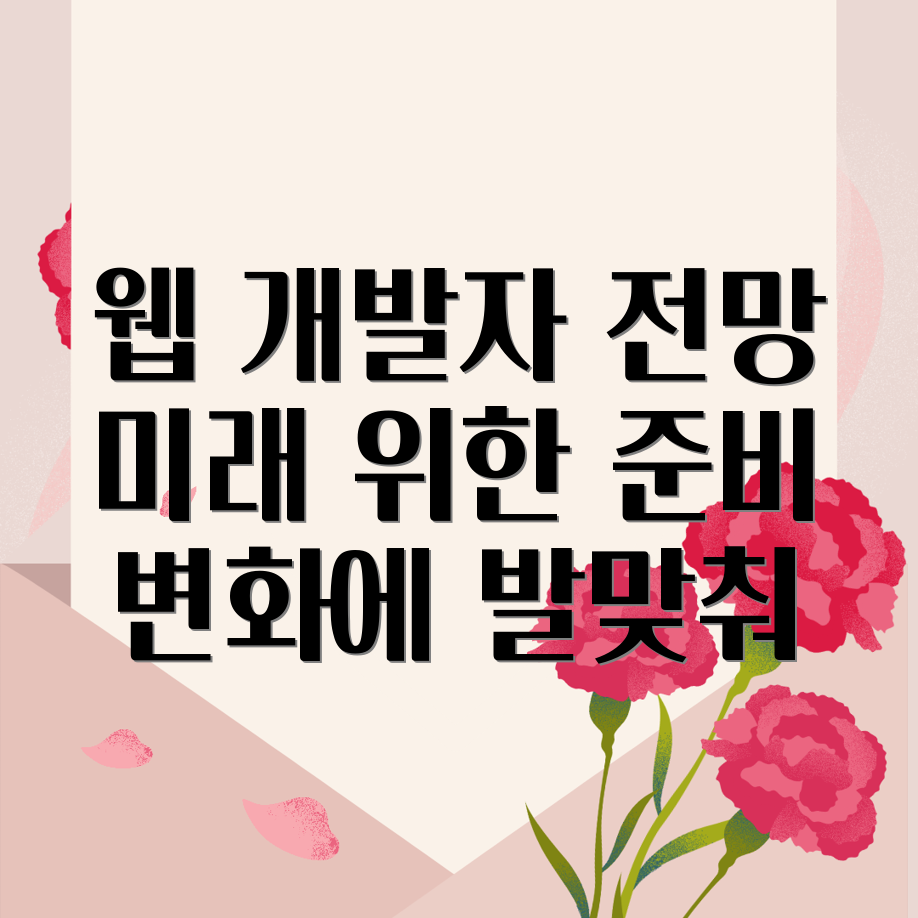 웹 개발 전망