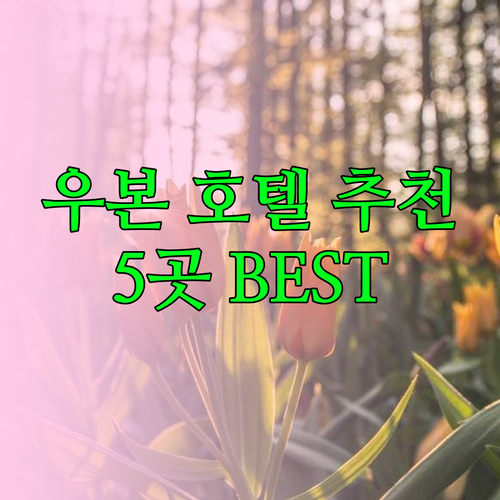 우본랏차타니 호텔 예약 고민 끝 최고