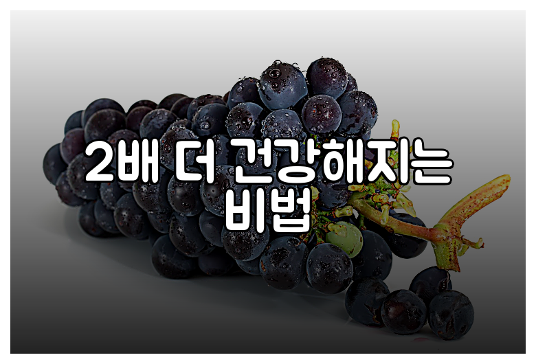 2배 더 건강해지는 비법