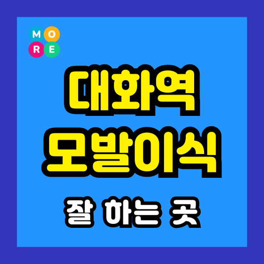 대화역 모발이식 비용 저렴하고 잘 하는 전문병원 TOP 3곳 추천 절개, 비절개