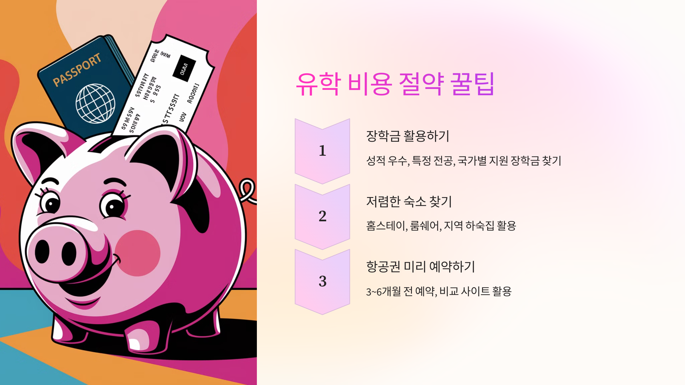 💡 유학 비용 절약 꿀팁