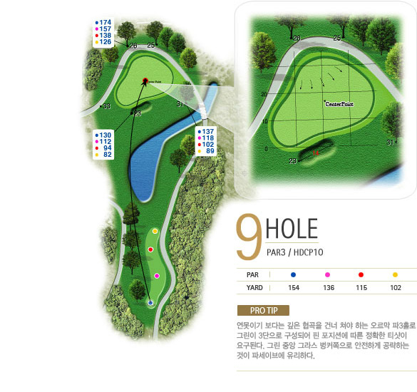 캐슬렉스CC 아웃 코스 9번 홀