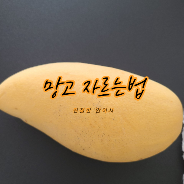  망고 먹는 방법 / 망고 자르는 법