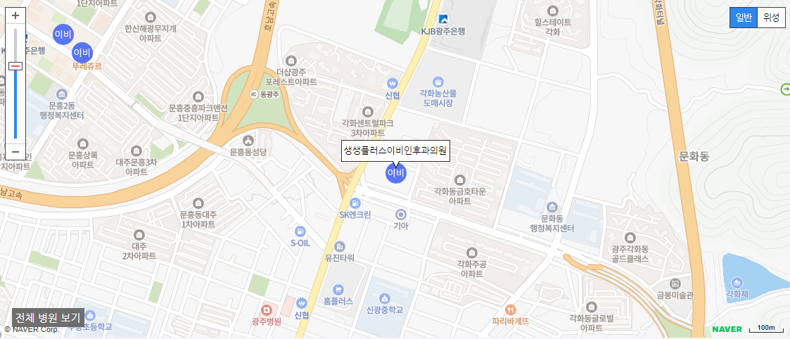 광주 일요일 진료 이비인후과 생생플러스이비인후과의원